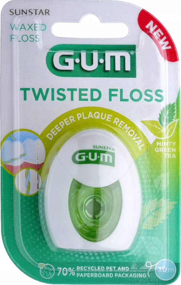 Sunstar GUM D.GUM TWISTED FLOSS