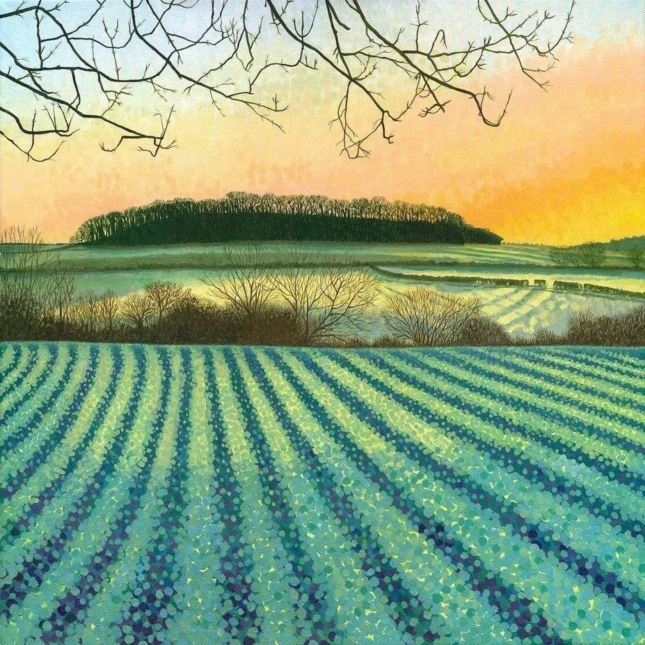 Card with envelope AC10141 Winter sunrise