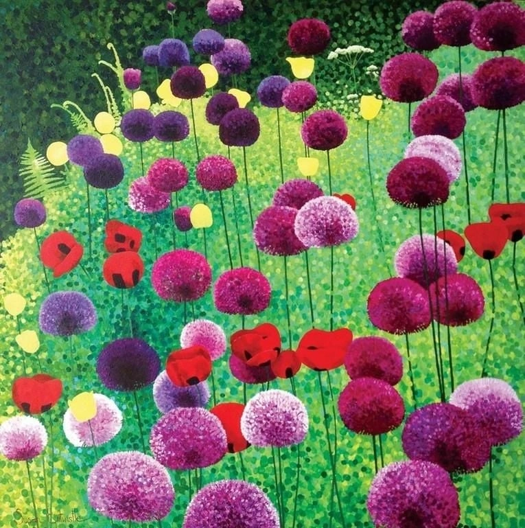Card with envelope Garlic and poppy
