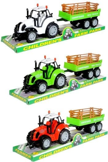 Swede Tractor with trailer (Q3040) 5902496132720