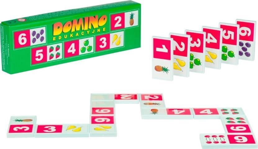 Swede Educational domino numbers and fruits