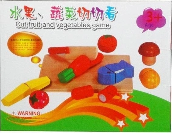 Wooden fruit/vegetables for cutting 5902496148240