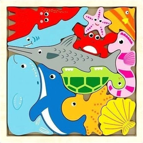 Swede Wooden Puzzle Animals 5902496178247
