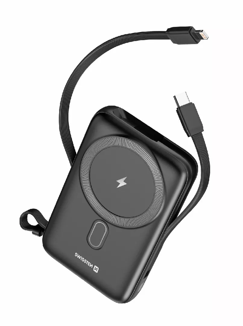 SWISSTEN  Powerbank  wireless  Li-Pol  5/9/12V  integrated