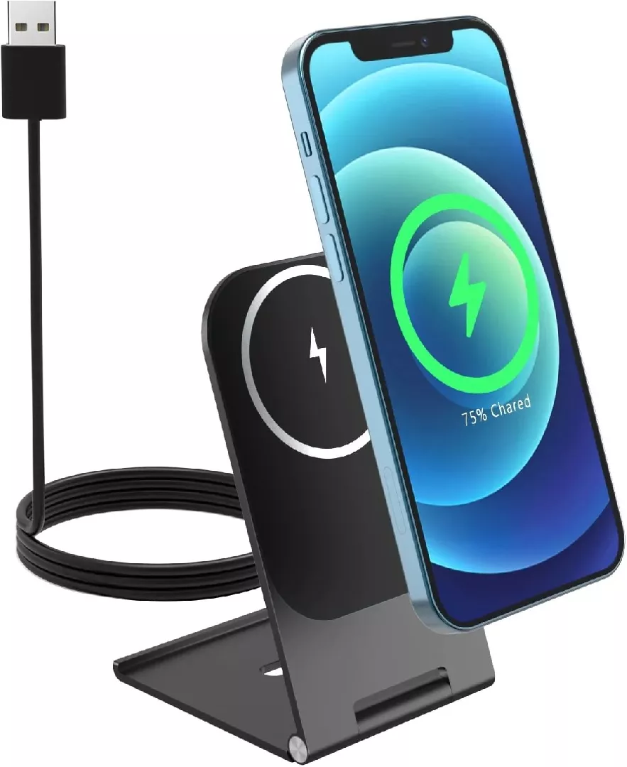 Swissten Magnetic Wireless Charger Stand 15W