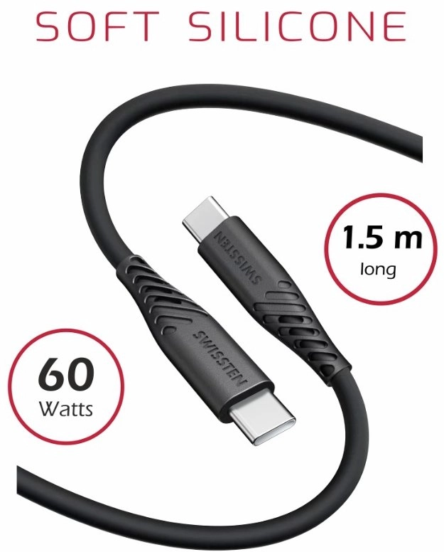 Kabel USB Swissten USB-C - USB-C
