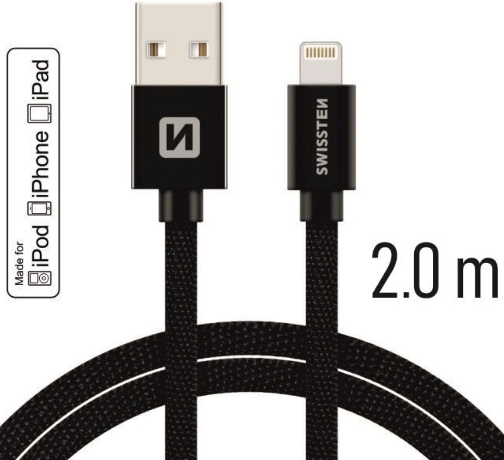 Kabel USB Swissten USB-A - Lightning