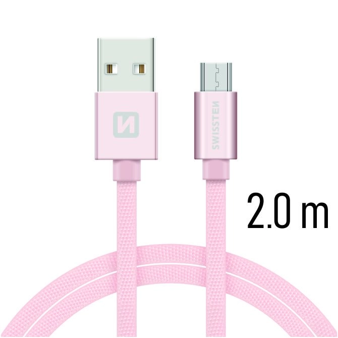 Swissten microUSB - microUSB USB cable