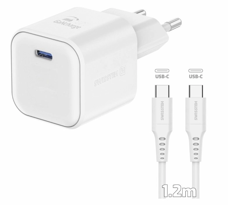 Swissten Network Charger GaN USB-C 35W