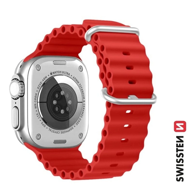 Swissten Marine Silicone Band for Apple