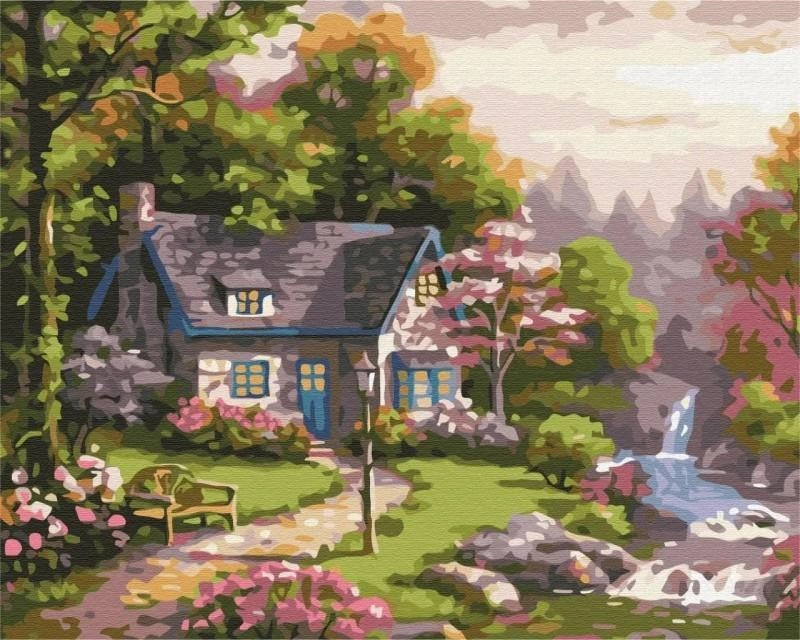BS51823 Painting by numbers Enchanted Land