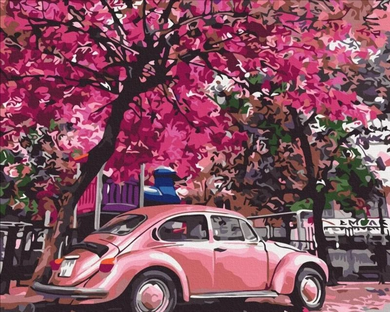 BS32366 Painting by numbers Spring parking