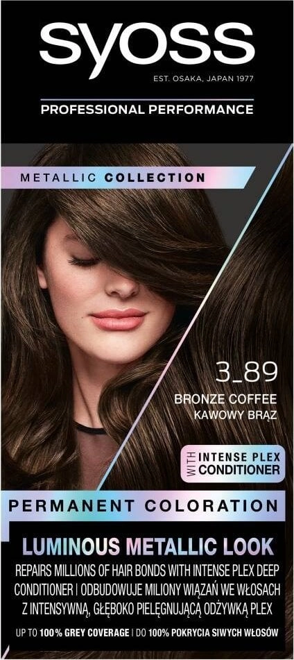 Syoss Syoss Permanent Coloration 3-89 Kawowy