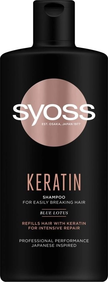 Syoss Keratin Smoothing shampoo for brittle