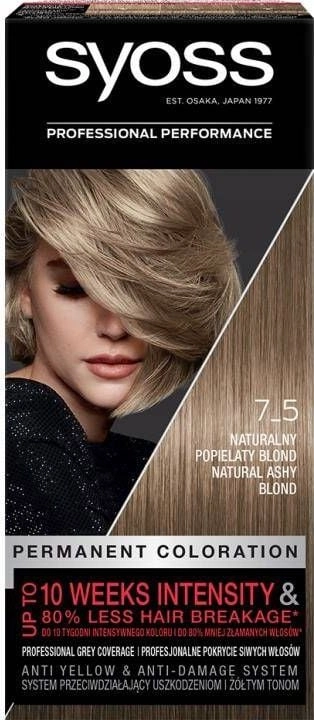 Syoss Permanent hair dye 7-5 Natural