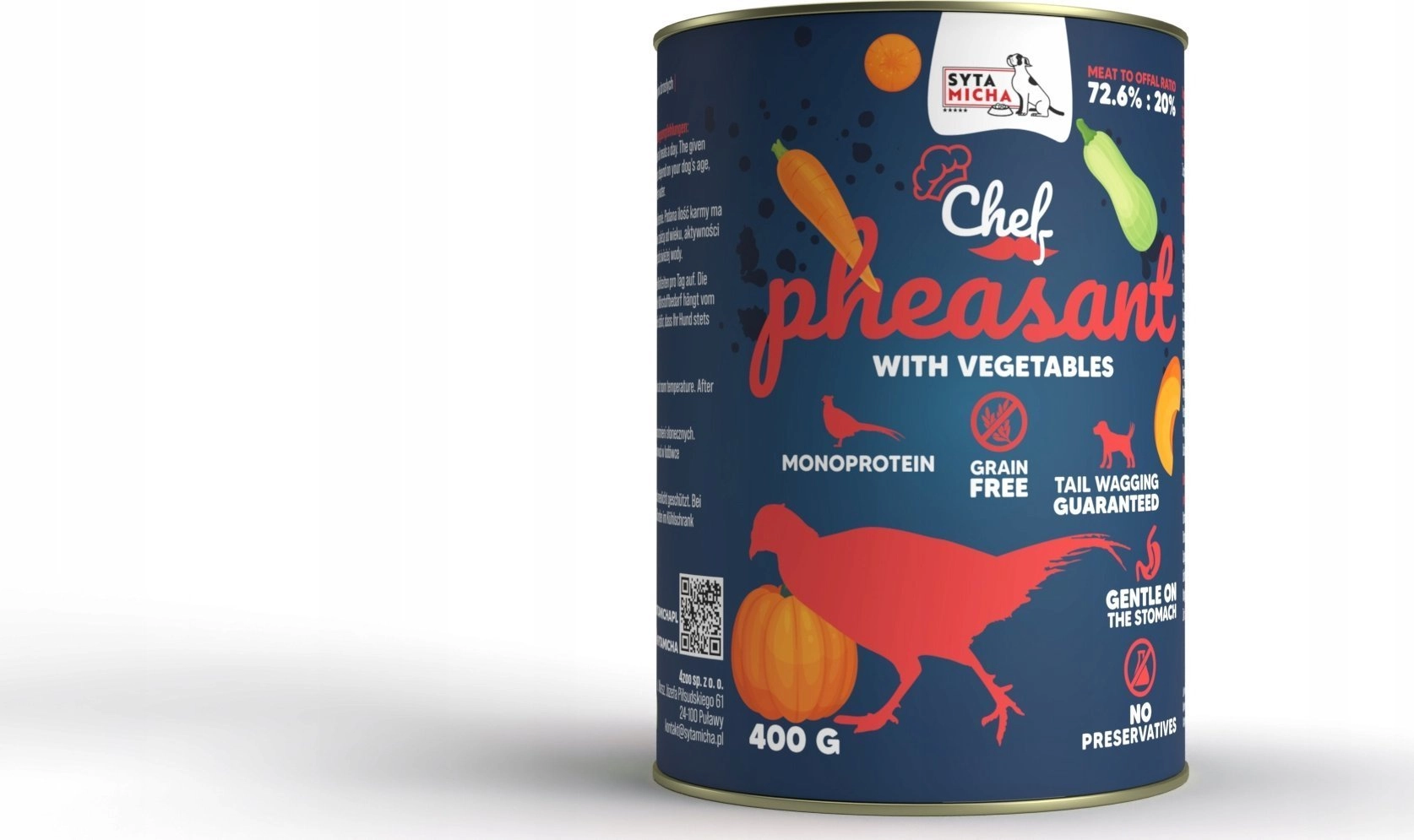 SYTA MICHA Chef Pheasant with vegetables