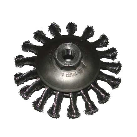 Szczotpol Disc-angular brush with a nut