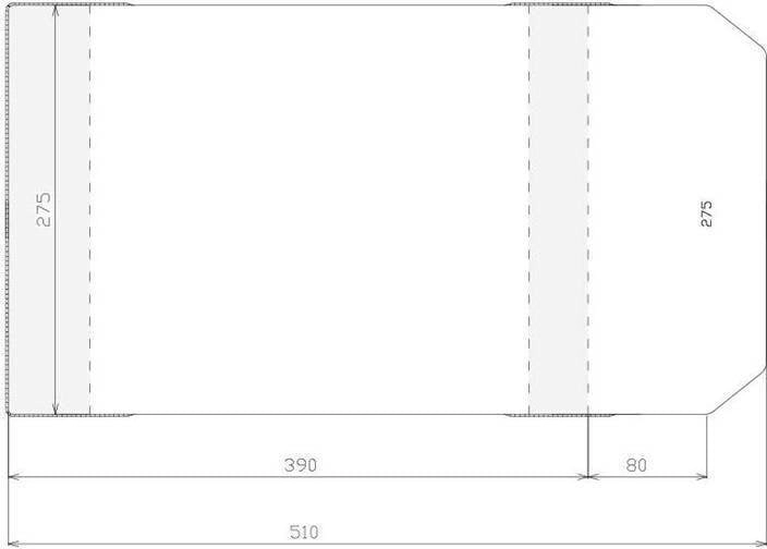 Stack Adjustable cover 275x470mm (50 pcs)