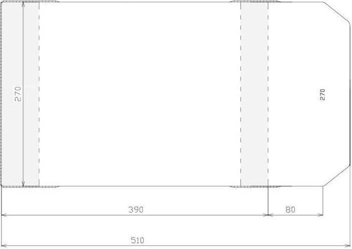 Stack Adjustable cover 270x470mm (50 pcs)