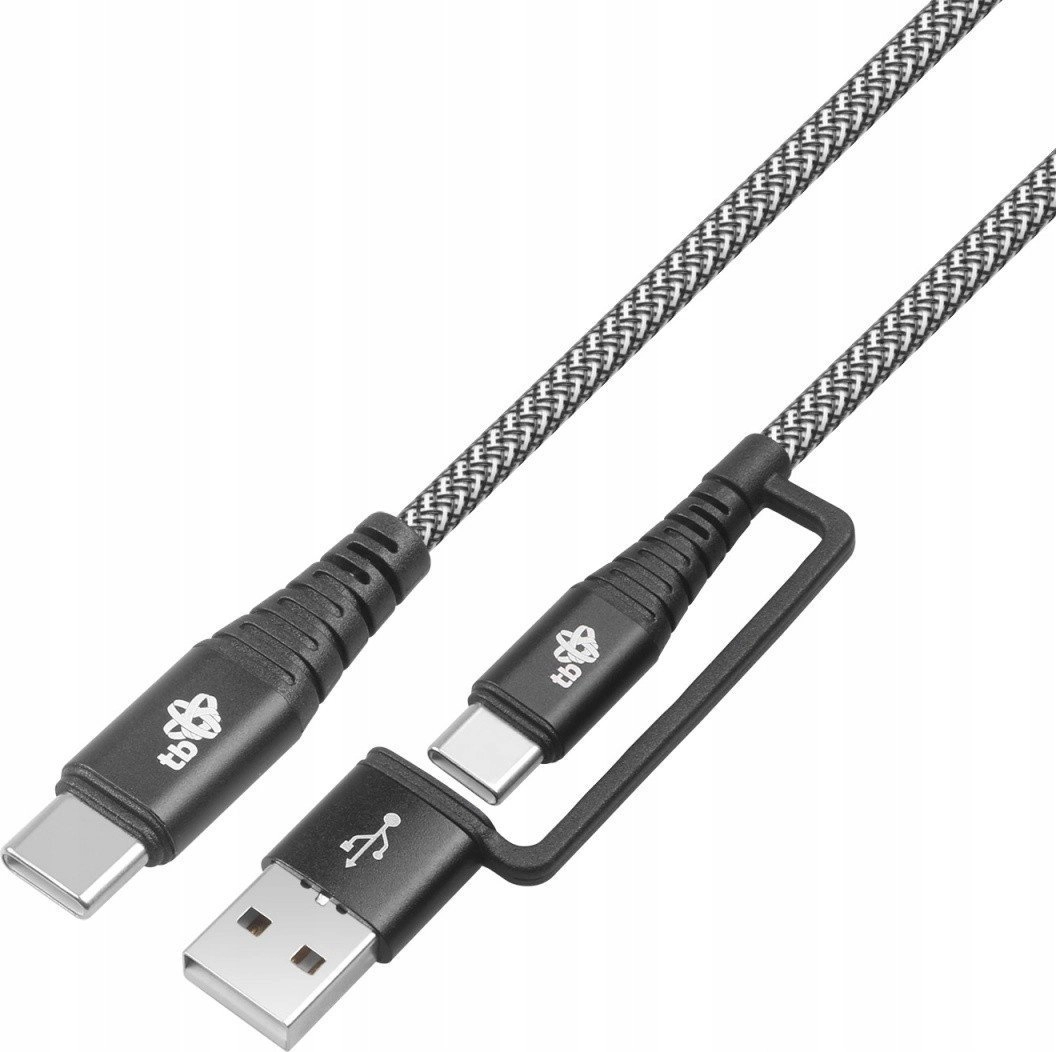 Kabel 2w1: USB C - USB