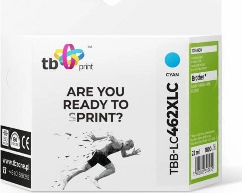 Ink for Brother MFC-J3540DW TBB-LC462XLC 100%