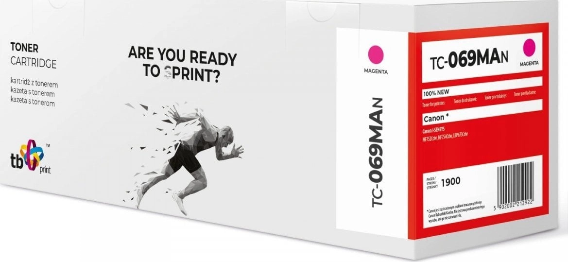 Toner do Canon MF752 CRG069 TC-069MAN