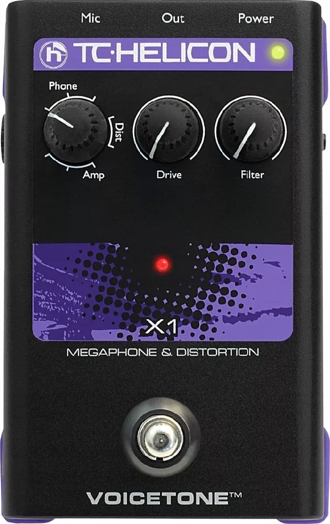 TC Helicon VoiceTone X1 Effect Megaphone/Distortion