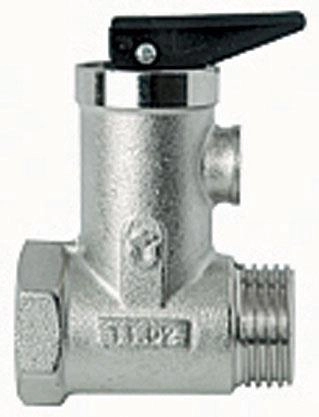 WATER HEATER SAFETY VALVE WITH NOSE