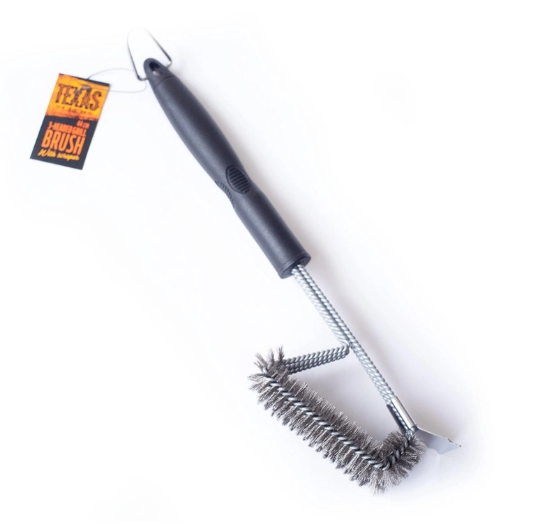 GRILL BRUSH WITH SCRAPER (44 CM)