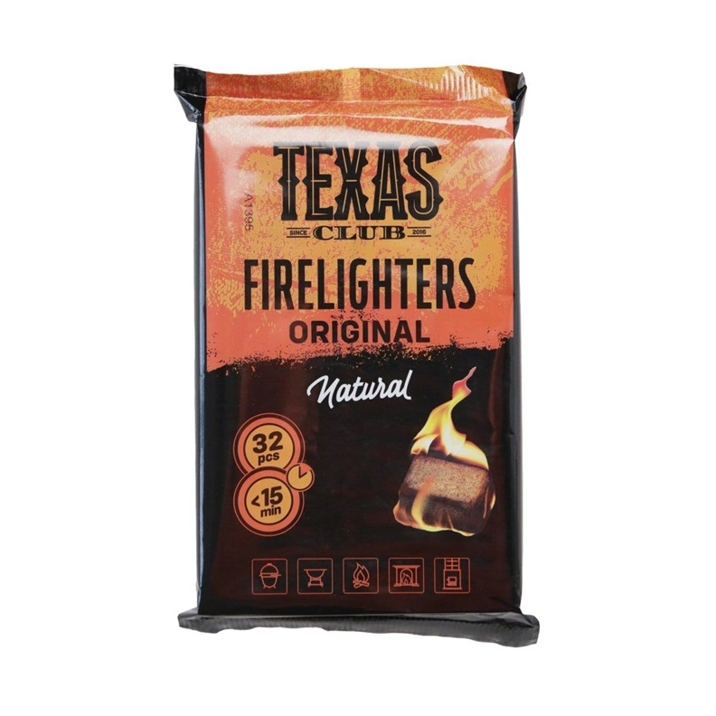LIGHTERS TEXAS CLUB 32PCS 16123474 FIRE-CUBES