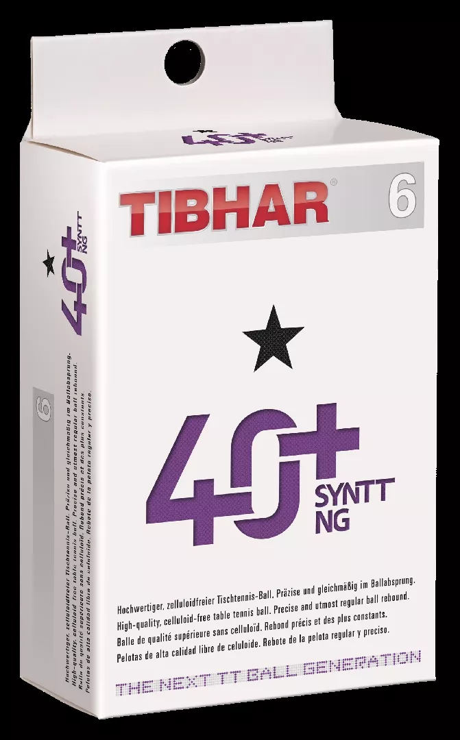 Table tennis balls TIBHAR 40+ SYNTT