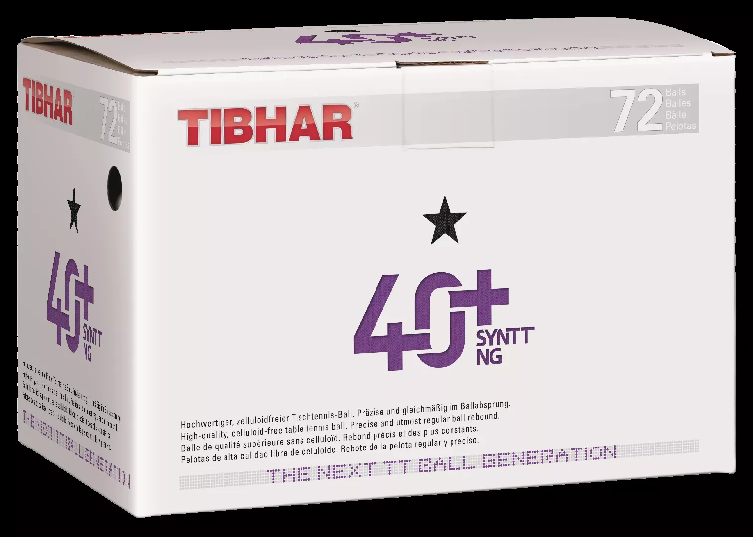 Table tennis balls TIBHAR 40+ SYNTT