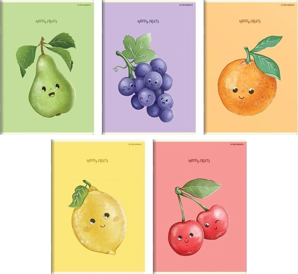 A5/32K notebook Fruits line (10 pcs)