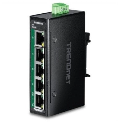 TRENDnet TI-PELC50 5-Port Ethernet PoE+ Industrial