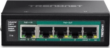 TRENDnet TI-B541 5-Port DIN-Rail Switch PoE++