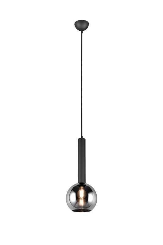 PENDANT LIGHT CLAYTON E27 MATT BLACK
