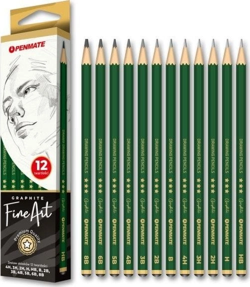 Zestaw ołówków PENMATE fine art. 12