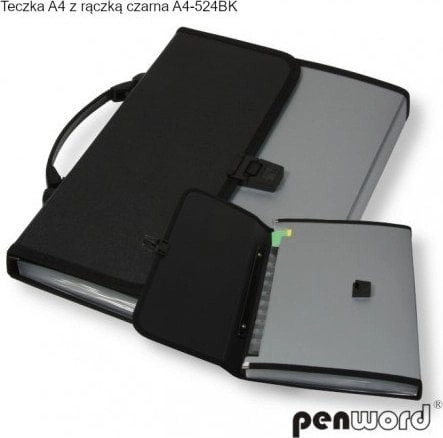 A4 folder with handle black 5902557437757