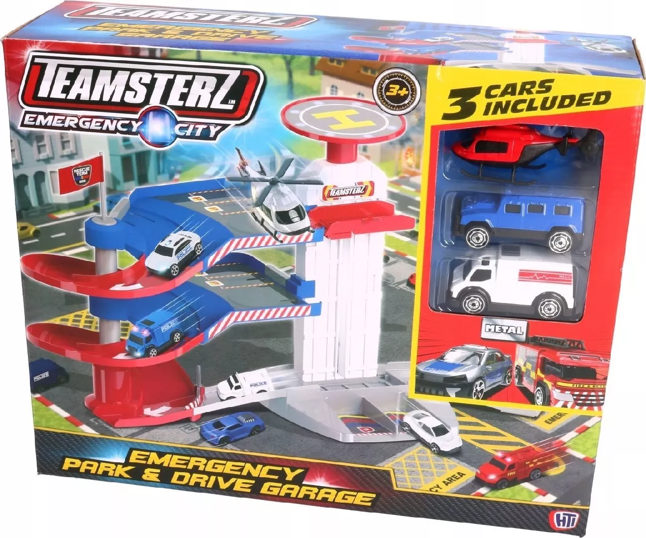 TEAMSTERZ 3-story garage + 3 cars