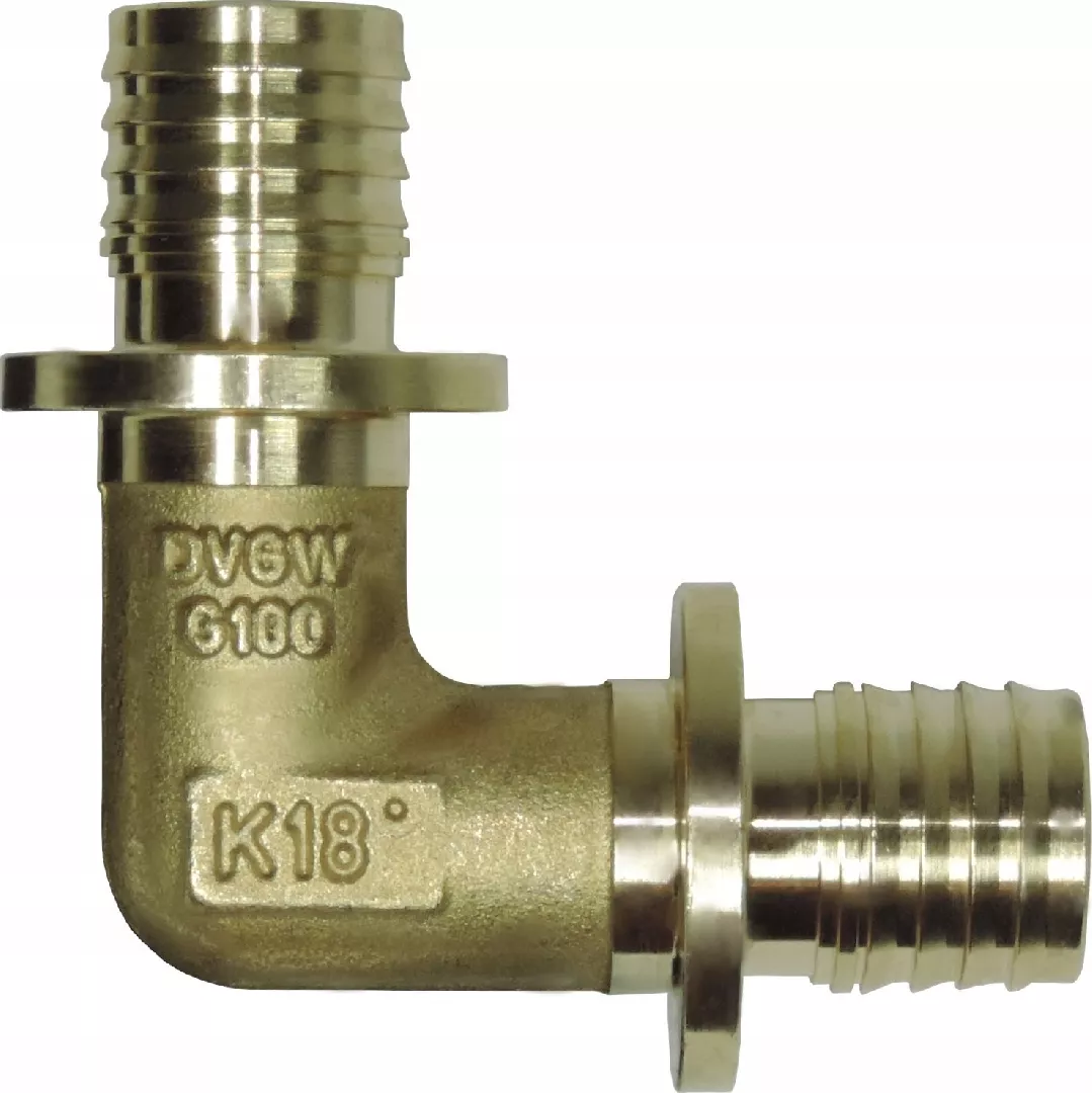 Tece Elbow 90° 20mm brass -