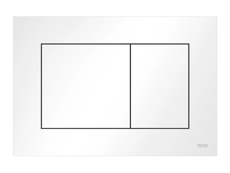 TECENOW TOILET PUSH PLATE WHITE 9240400