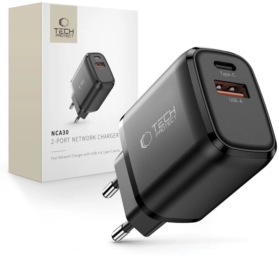 TECH-PROTECT NCA30 2-PORT NETWORK CHARGER PD