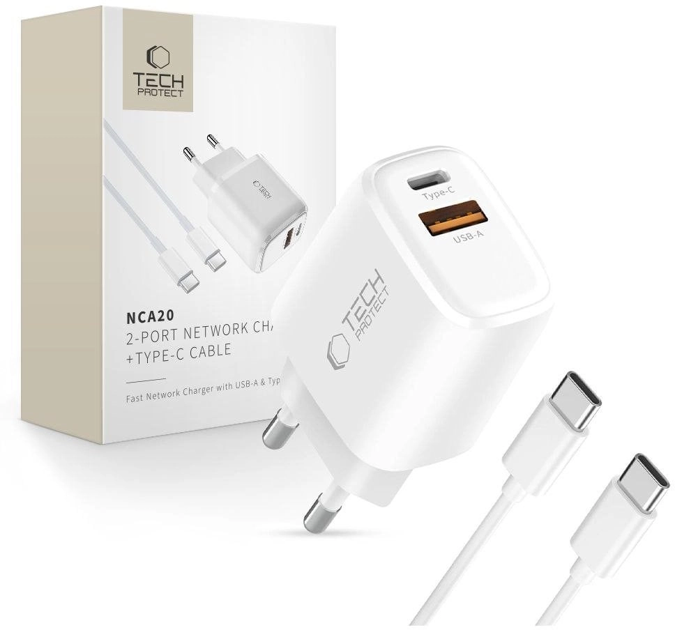 TECH-PROTECT NCA20 2-PORT NETWORK CHARGER PD