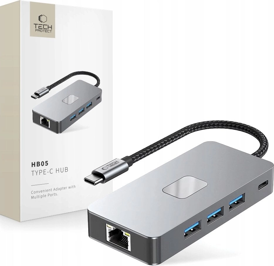 TECH-PROTECT HB05 HUB ADAPTER 9IN1 TYPE-C
