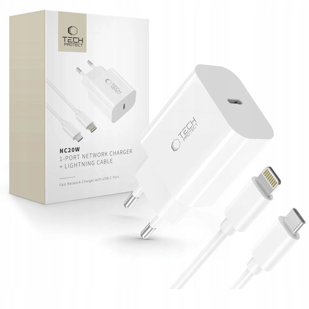 TECH-PROTECT NC20W 1-PORT NETWORK CHARGER PD20W