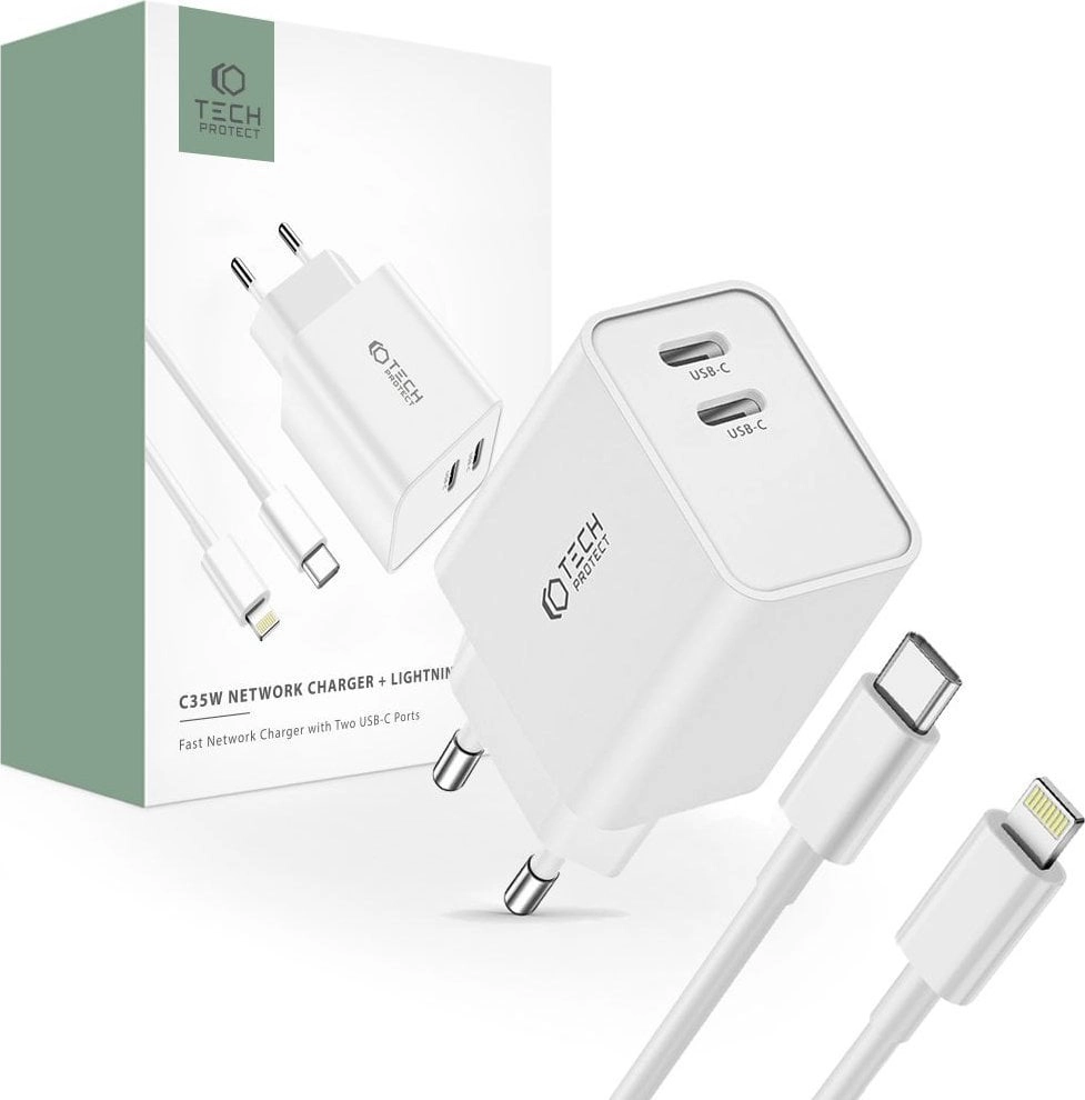 Ładowarka Tech-Protect TECH-PROTECT C35W 2-PORT NETWORK