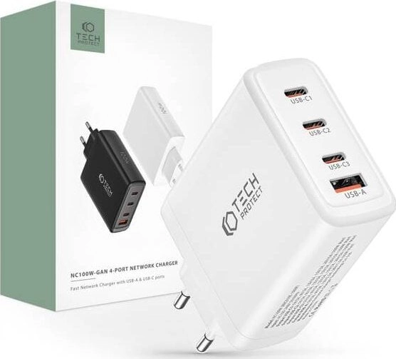 Tech-Protect NC100W-GAN GaN network charger 3x
