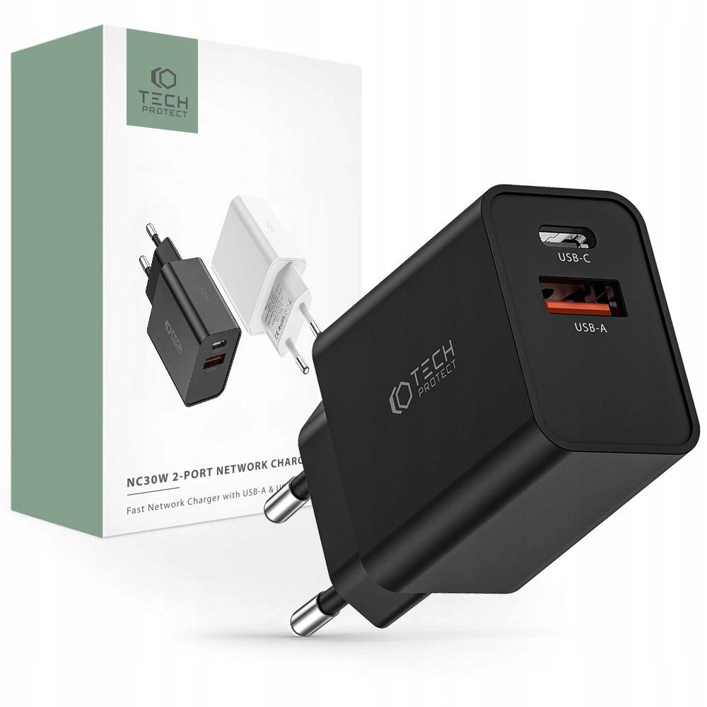 Tech-Protect NC30W USB-C PD 30W /