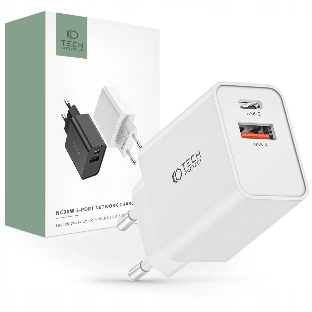Tech-Protect NC30W USB-C PD 30W /