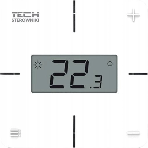 Wireless mechanical room thermostat black R-8X